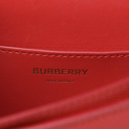 Burberry Grainy Calfskin Small TB Bag Bright Red 6 of 9