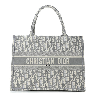 Christian Dior Oblique Medium Book Tote Grey 1 of 4