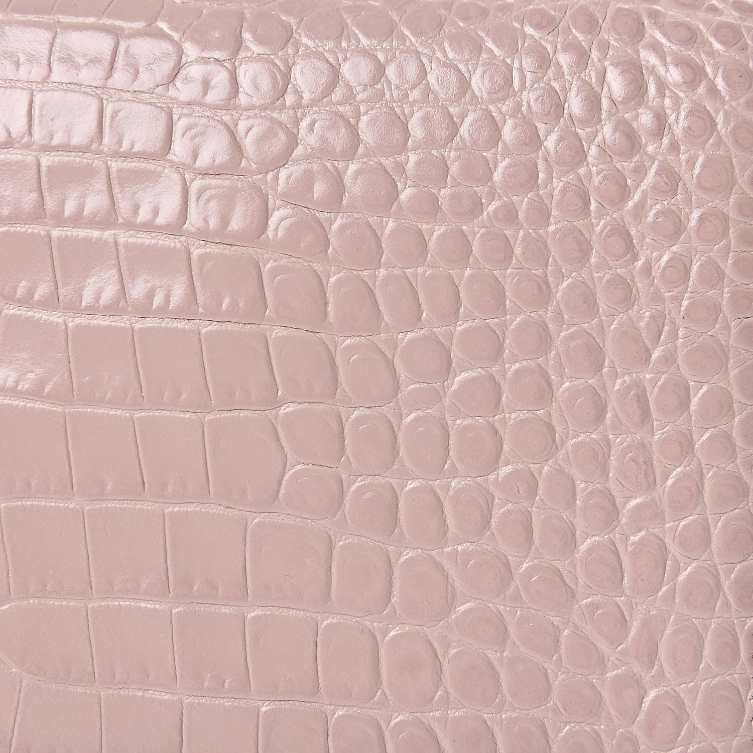Saint Laurent Calfskin Crocodile Embossed Medium Classic Monogram Kate Tassel Satchel Powder Pink 9 of 11
