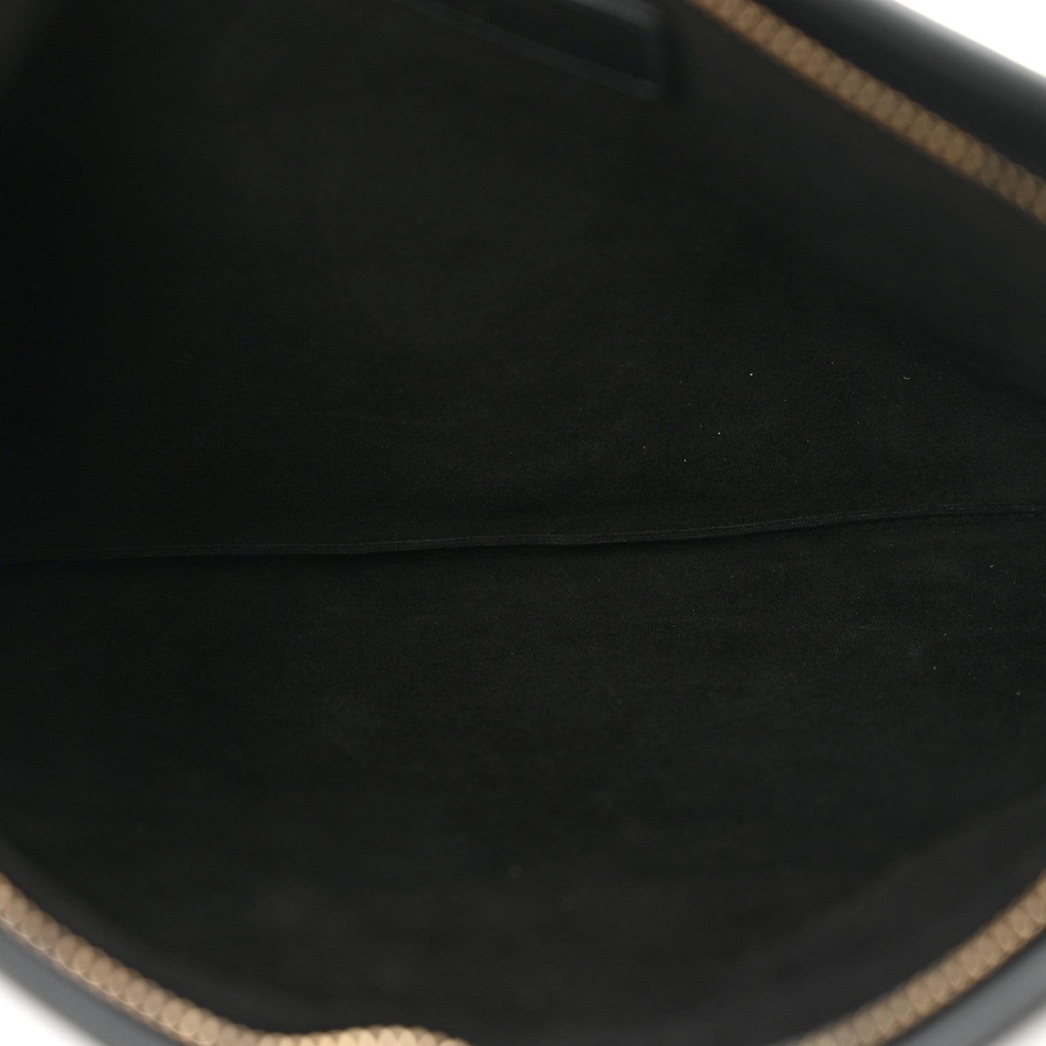 Christian Dior Calfskin Medium Diordouble Zip Pouch Black 5 of 8