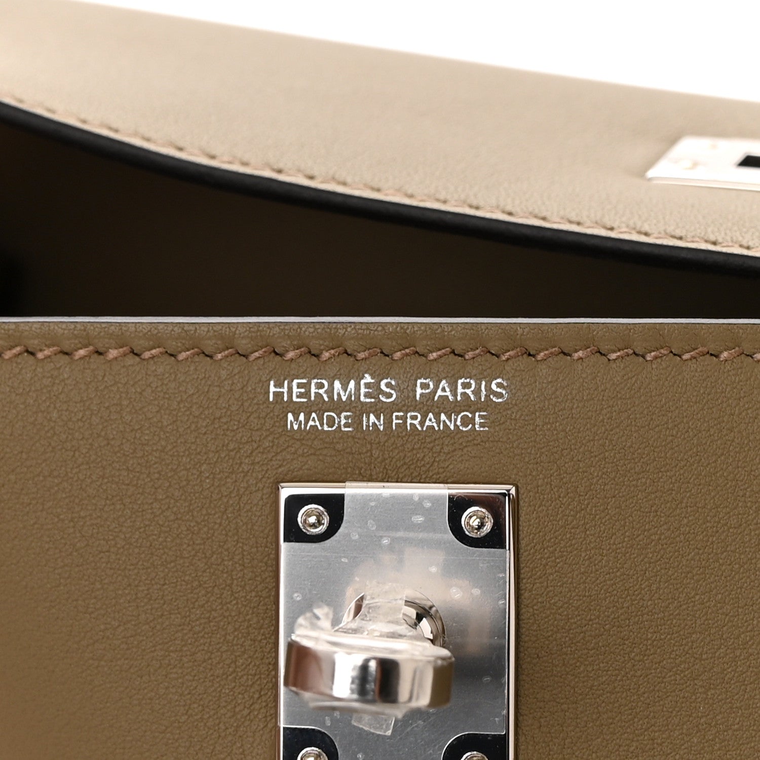 Hermes Swift Kelly Danse Anate Fringed Belt Bag Beige Marfa 6 of 12