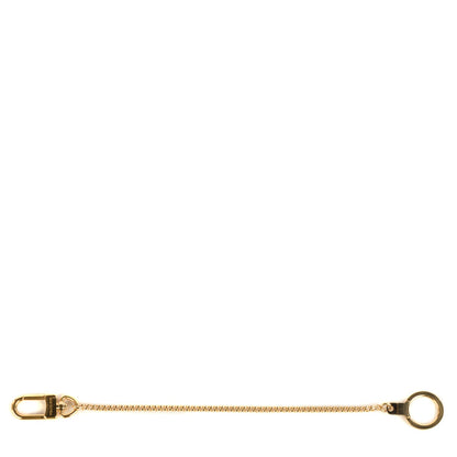 Louis Vuitton Metal Pochette Extender Key Ring Chain Gold 1 of 4