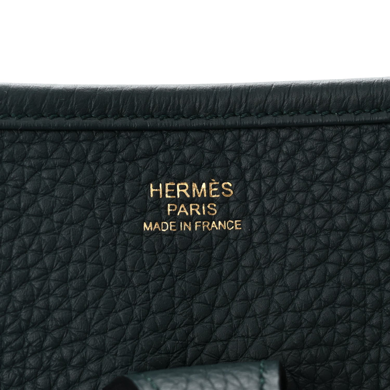 Hermes Taurillon Clemence Evelyne III PM Vert Cypress 6 of 11