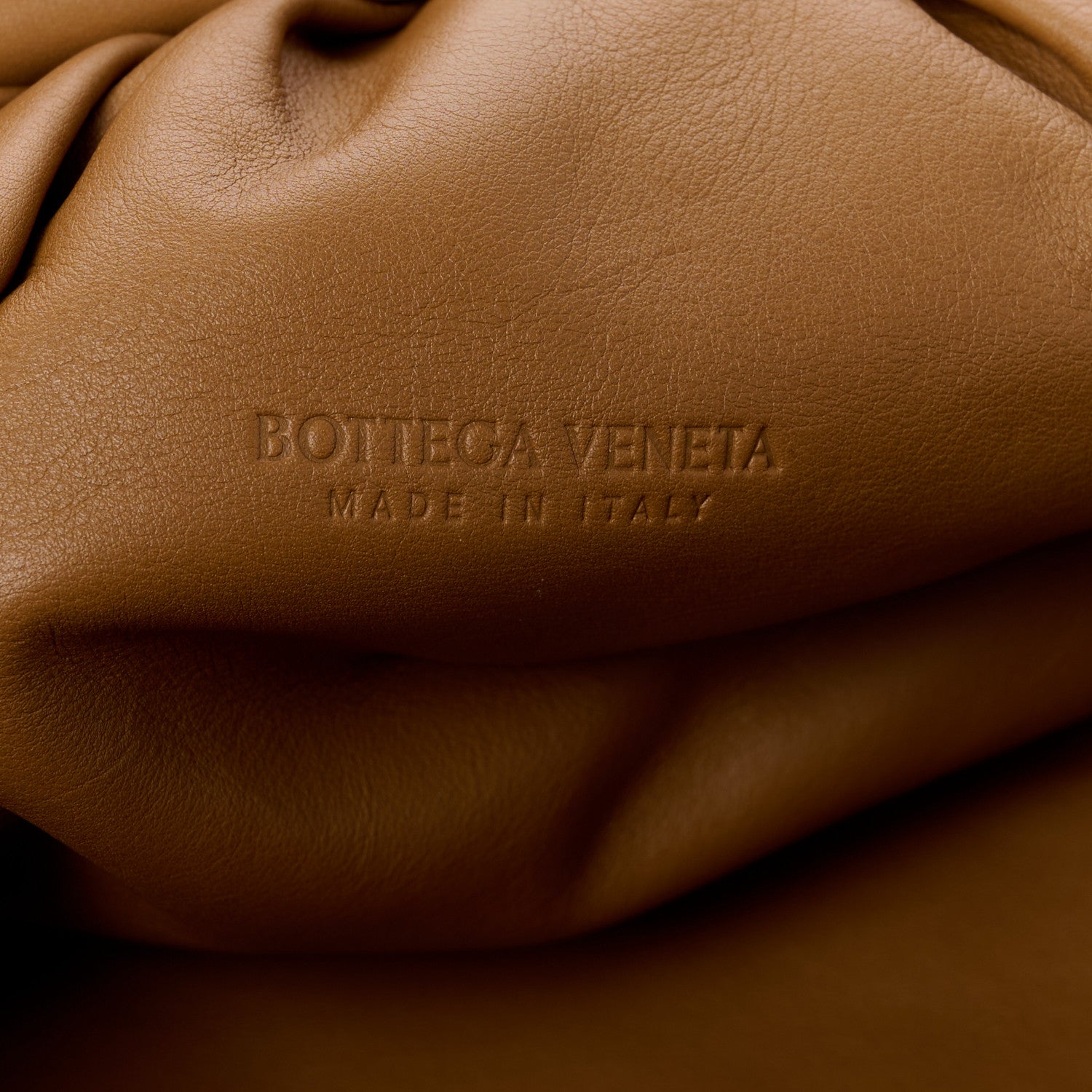 Bottega Veneta Smooth Butter Calf The Pouch Oversized Clutch Teak 6 of 11