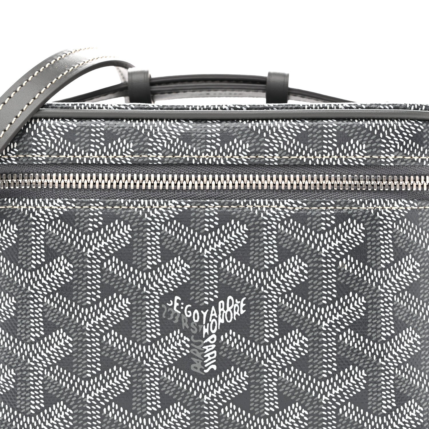 Goyard Goyardine Muse Mini Vanity Case Grey 8 of 10