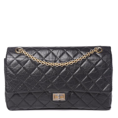Chanel Aged Calfskin Quilted 2.55 Reissue 226 Flap Black 1 of 11