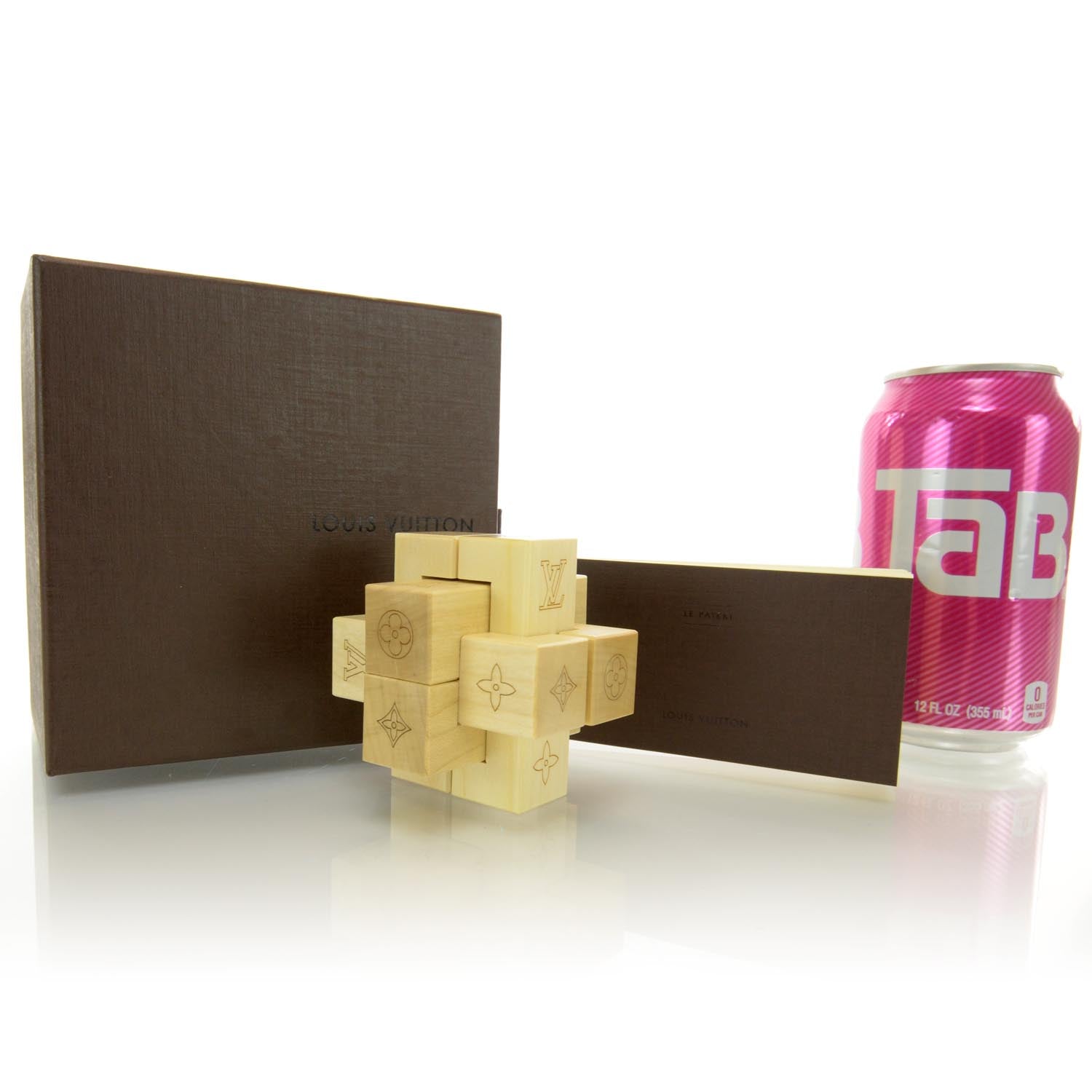 Louis Vuitton Le Pateki Wood Cube Puzzle 4 of 4