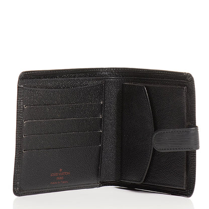 Louis Vuitton Epi Porte-Billets Compact Wallet Black 5 of 7