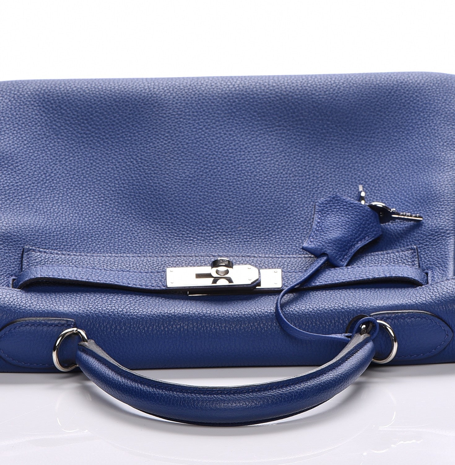 Hermes Togo Kelly Retourne 28 Bleu Electrique 27 of 32