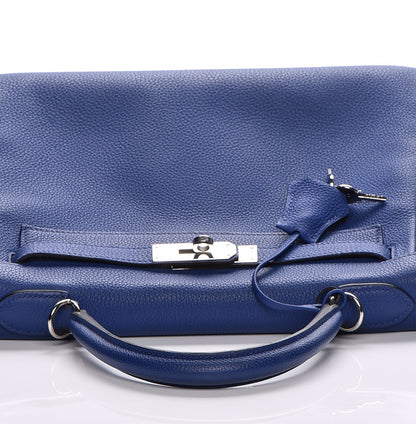Hermes Togo Kelly Retourne 28 Bleu Electrique 27 of 32