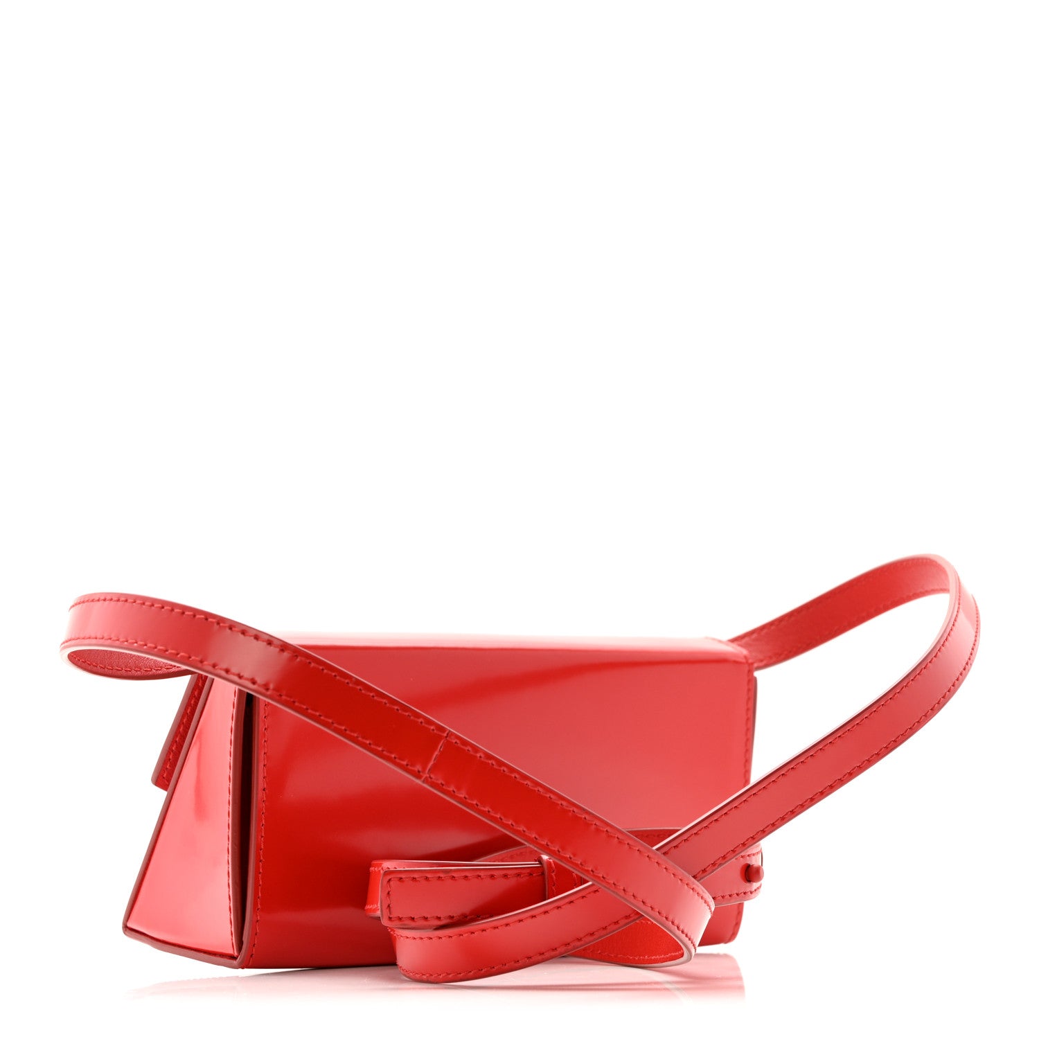 Salvatore Ferragamo Brushed Calfskin Mini Geometric Clutch Bag