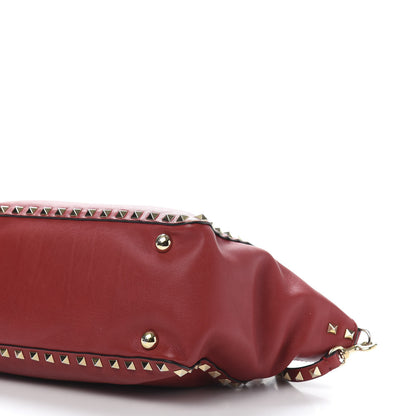 Valentino Garavani Vitello Small Rockstud Tote Rosso Valentino 11 of 18