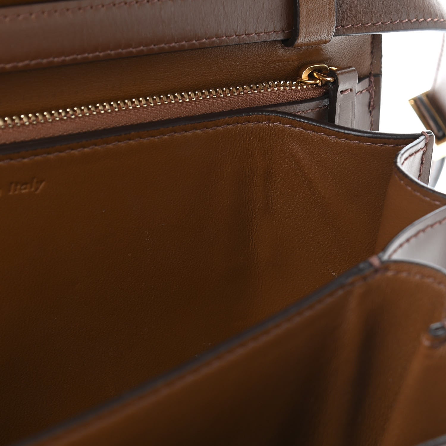 Celine Box Calfskin Medium Classic Box Flap Bag Camel 5 of 5