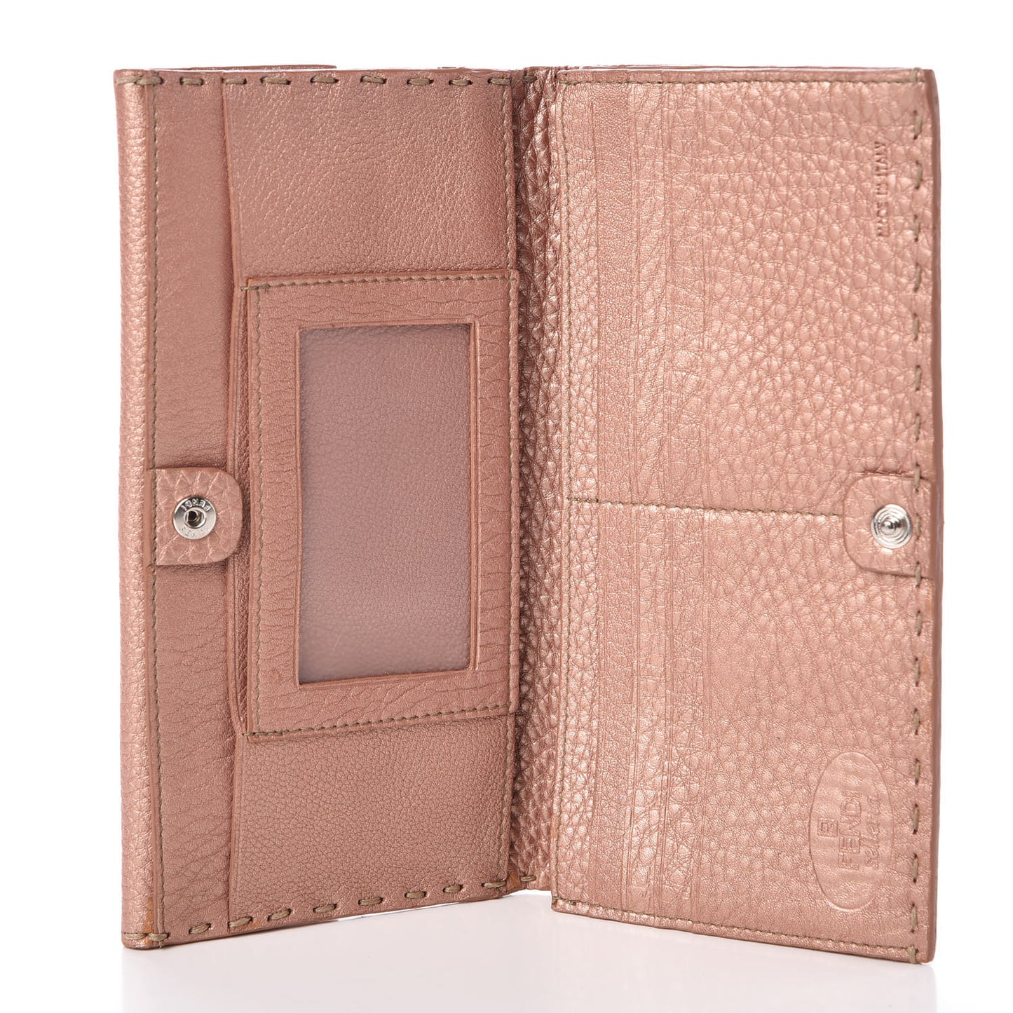 Cuoio Romano Selleria Long Wallet Bois De Rose
