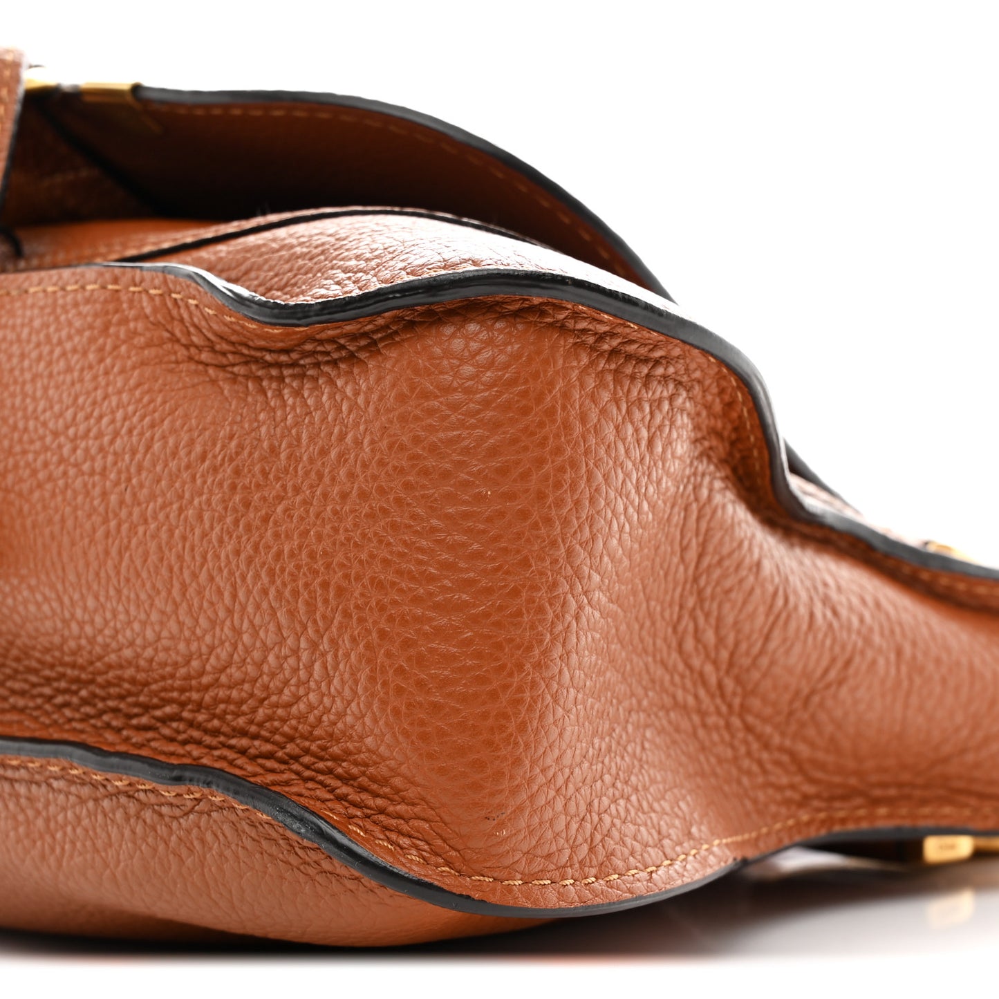 Calfskin Small Marcie Satchel Tan