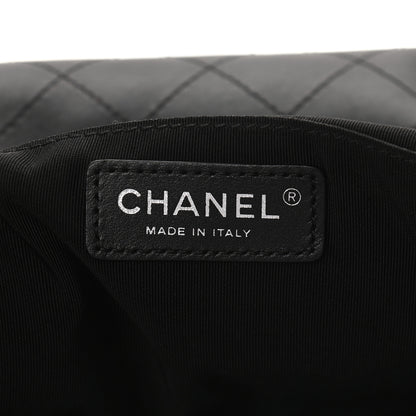 Chanel Calfskin Stitched Large Hobo Black 6 of 9