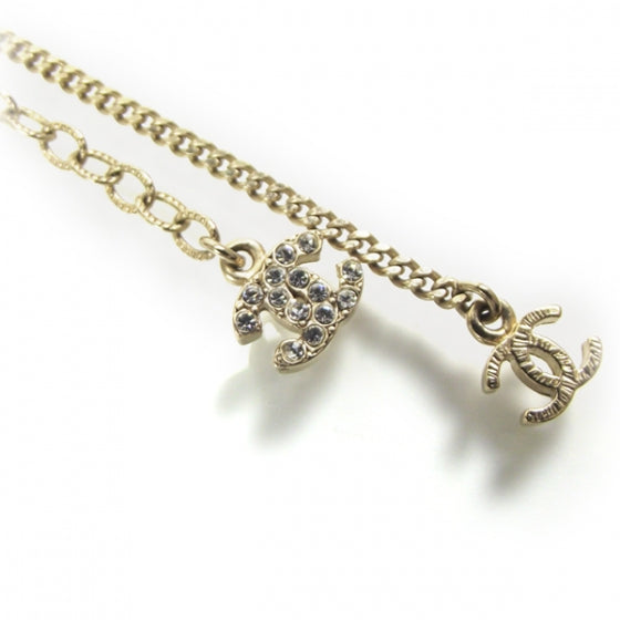 Enamel Stone Pendant Necklace Gold