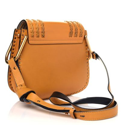 Chloe Calfskin Braided Small Hudson Shoulder Bag Sunflower 4 of 11