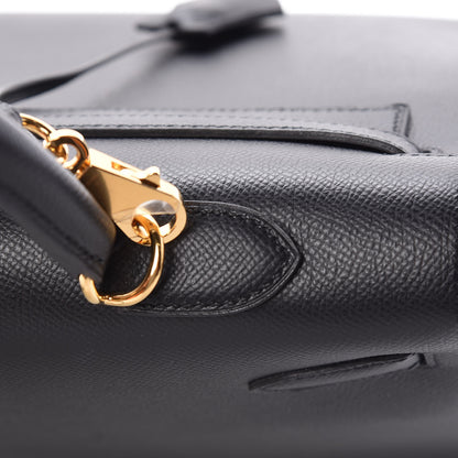 Hermes Epsom Kelly Sellier 35 Black 25 of 42