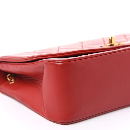 Chanel Lambskin Quilted Small Single Flap Red 7 of 17