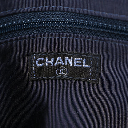 Chanel Denim Chocolate Bar Mademoiselle Flap Blue 6 of 9