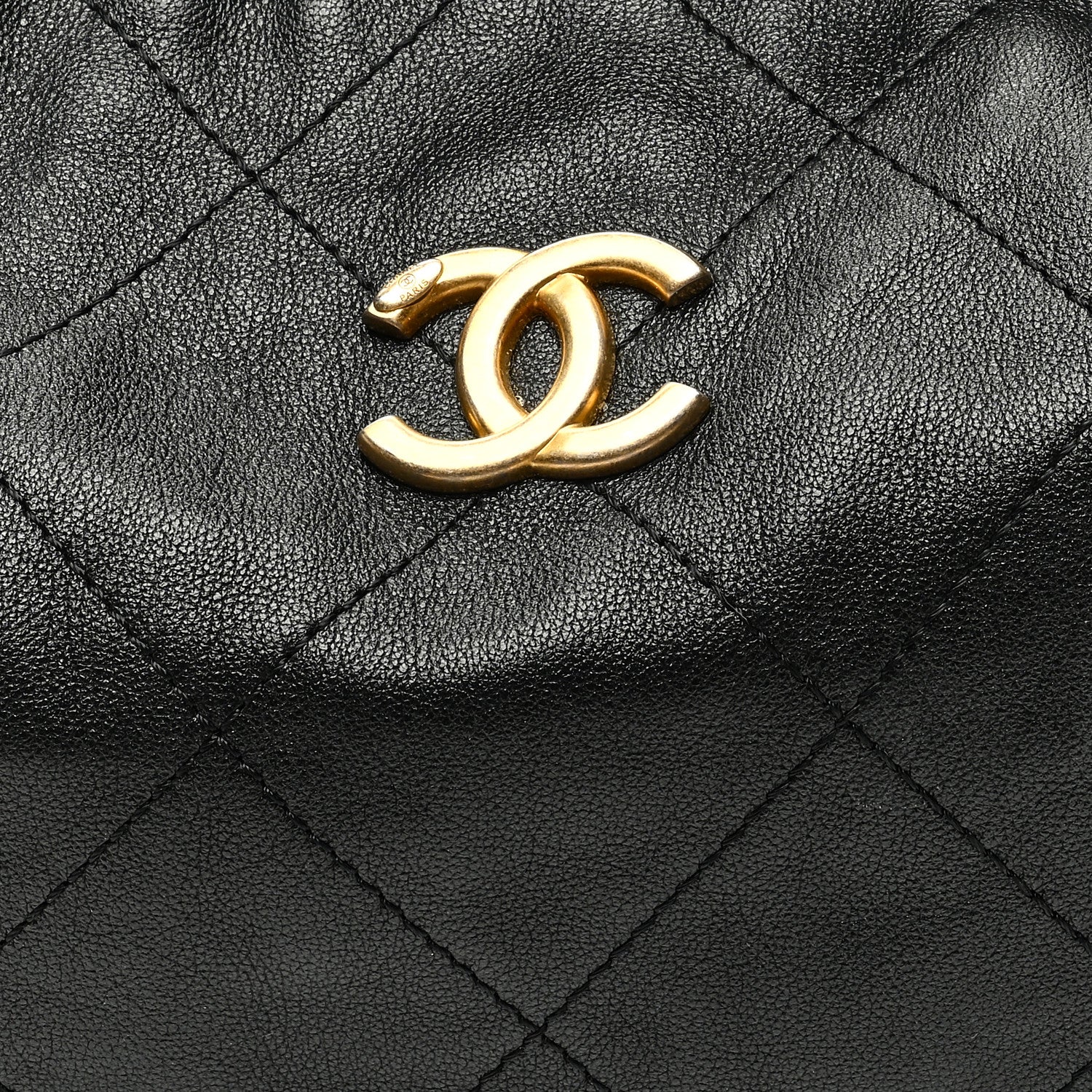 Chanel Calfskin Quilted Daily Hobo Black 8 of 10