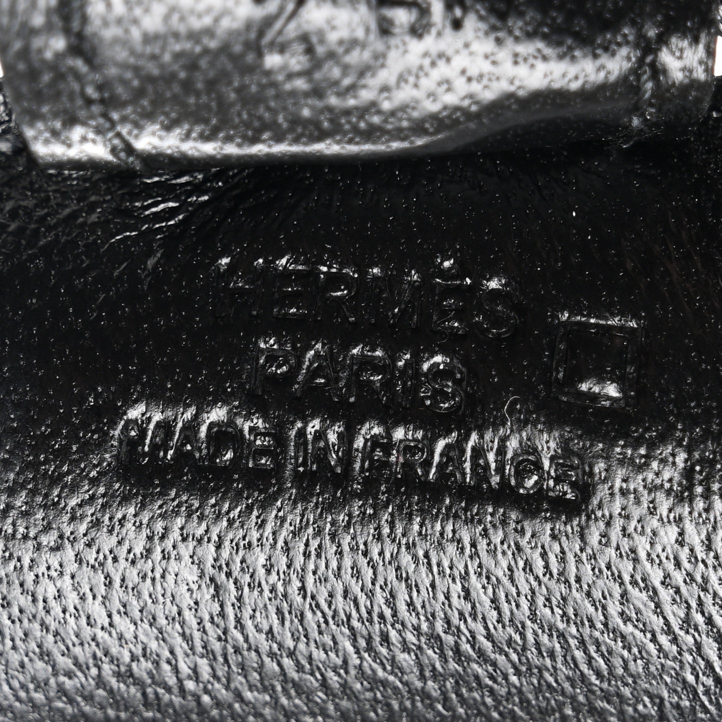 Milo Lambskin Matte Alligator Touch Grigri Rodeo Horse Bag Charm PM So Black
