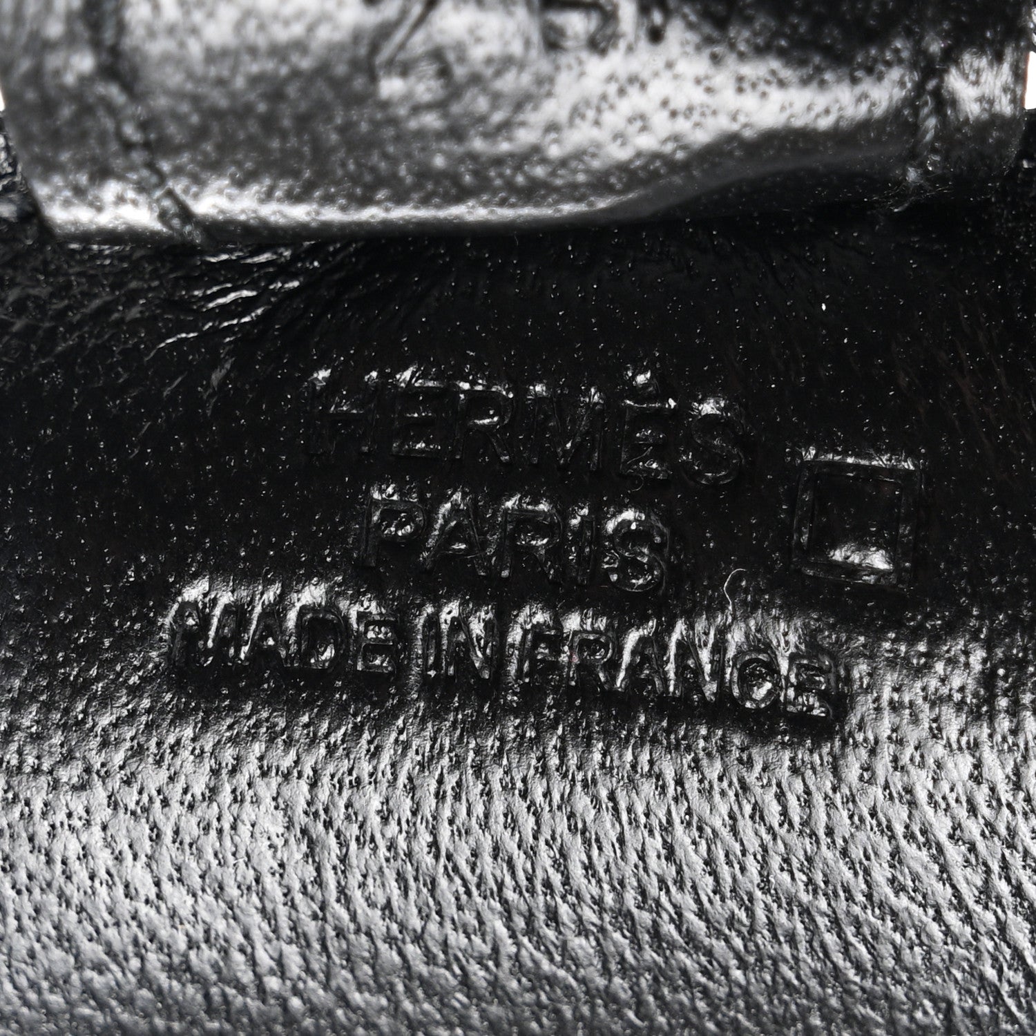 Hermes Milo Lambskin Matte Alligator Touch Grigri Rodeo Horse Bag Charm PM So Black 3 of 5