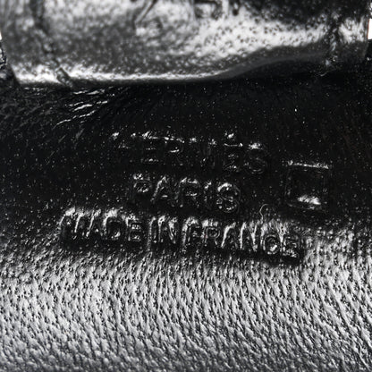 Hermes Milo Lambskin Matte Alligator Touch Grigri Rodeo Horse Bag Charm PM So Black 3 of 5