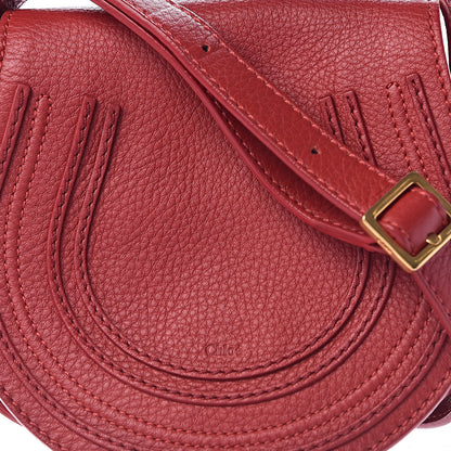 Chloe Calfskin Mini Marcie Round Crossbody Bag Red 8 of 12