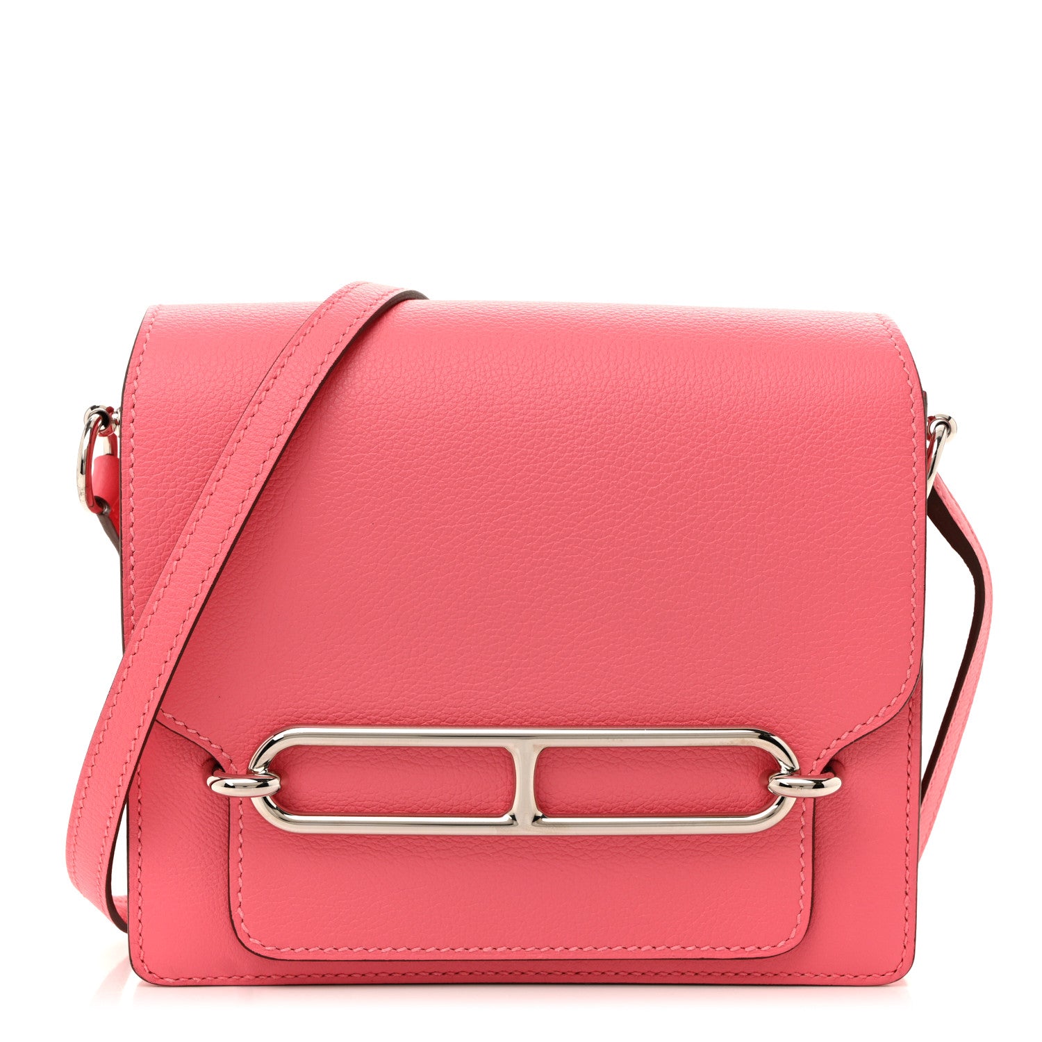 Hermes Evercolor Mini Sac Roulis Rose Azalee 1 of 10