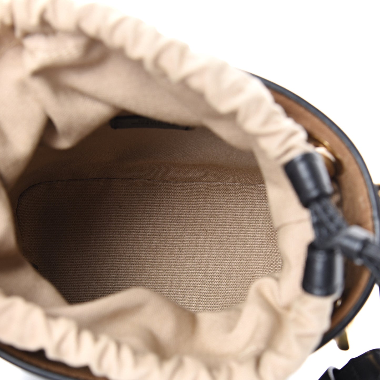 Smooth Calfskin Mini Roy Bucket Bag Black