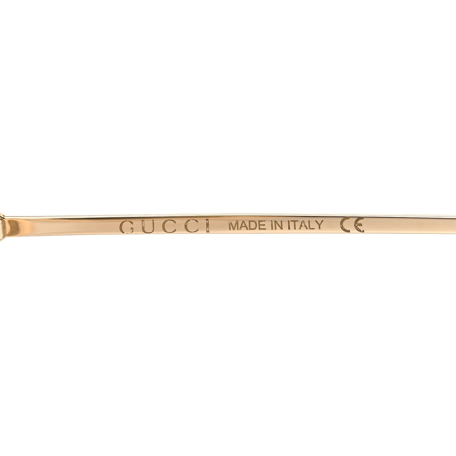 Gucci Metal Acetate Horsebit Print Round Frame Sunglasses GG0894S White Brown 5 of 9