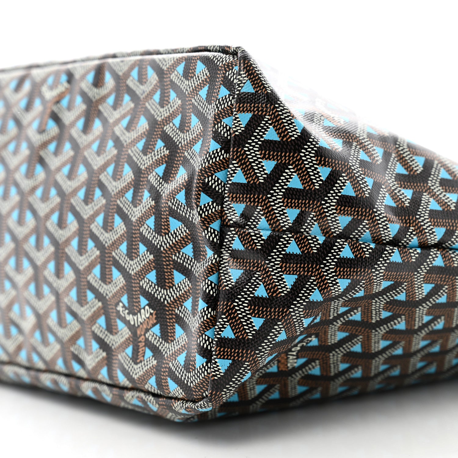 Goyard Goyardine Saint Louis Claire Voie PM Black Blue 11 of 11