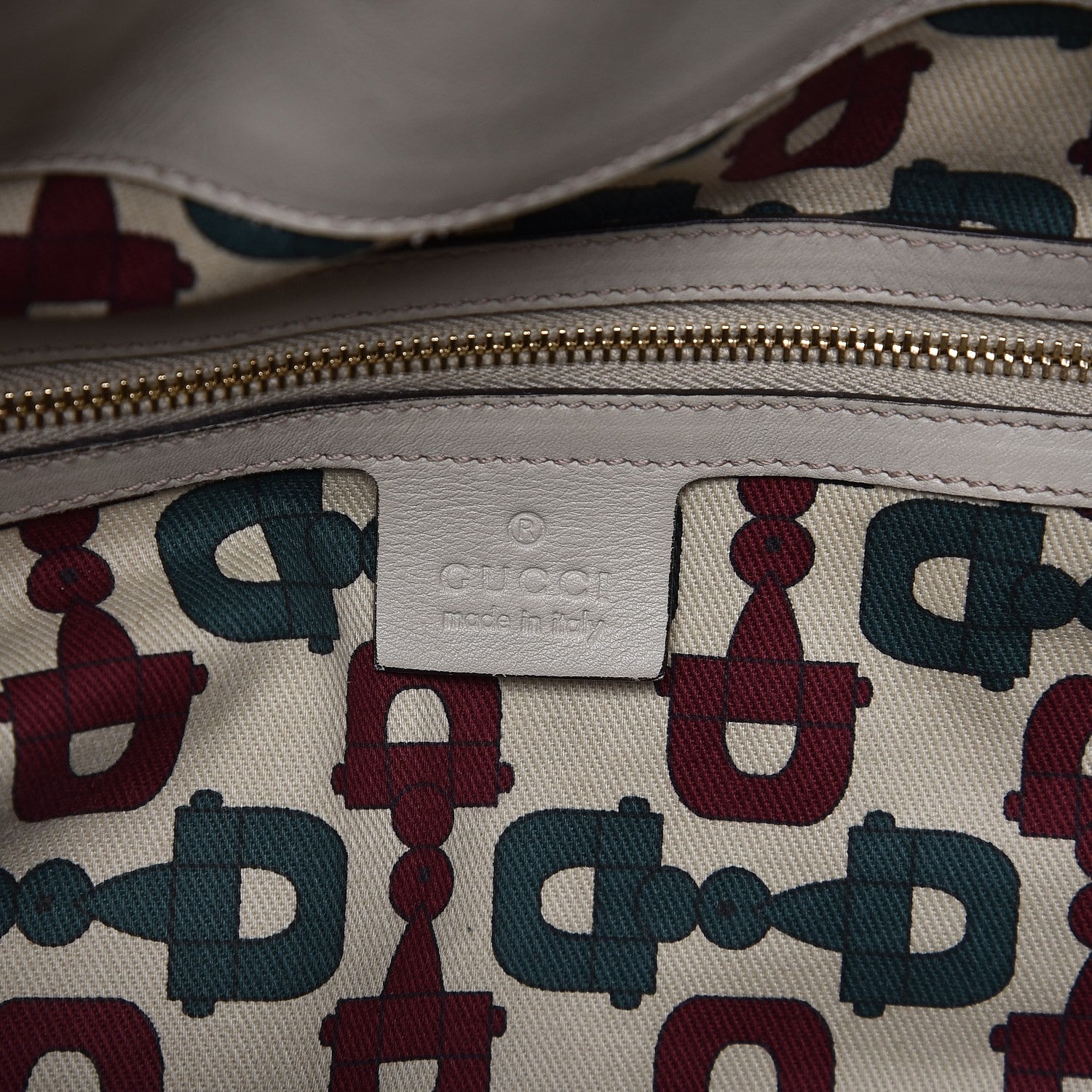 Gucci Guccissima Medium Hysteria Top Handle Bag Off White 6 of 10