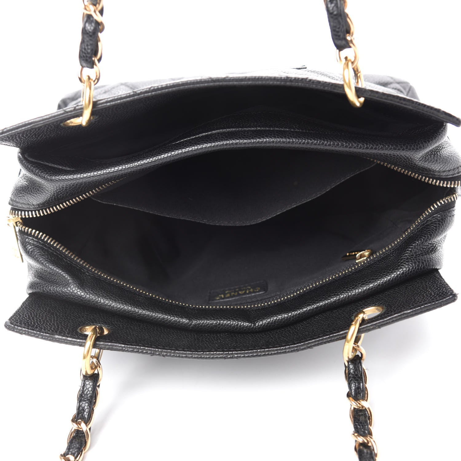 Chanel Caviar Quilted Petit Timeless Tote PTT Black 5 of 10