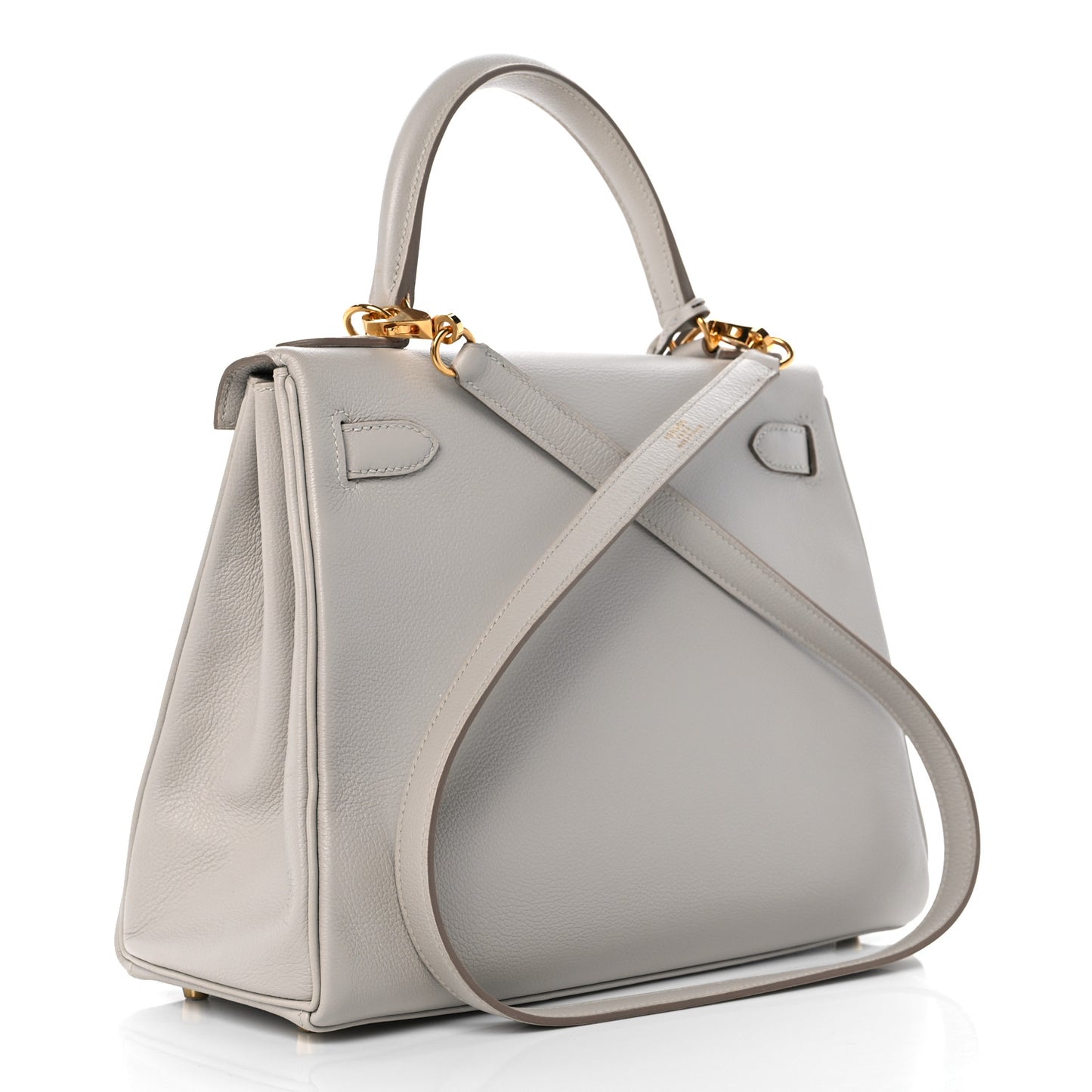 Evercolor Kelly Retourne 28 Gris Perle