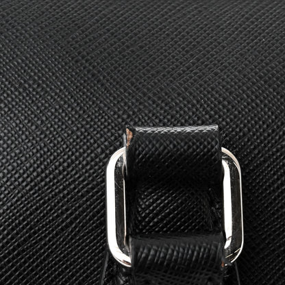 Prada Saffiano Travel Briefcase Black 16 of 22