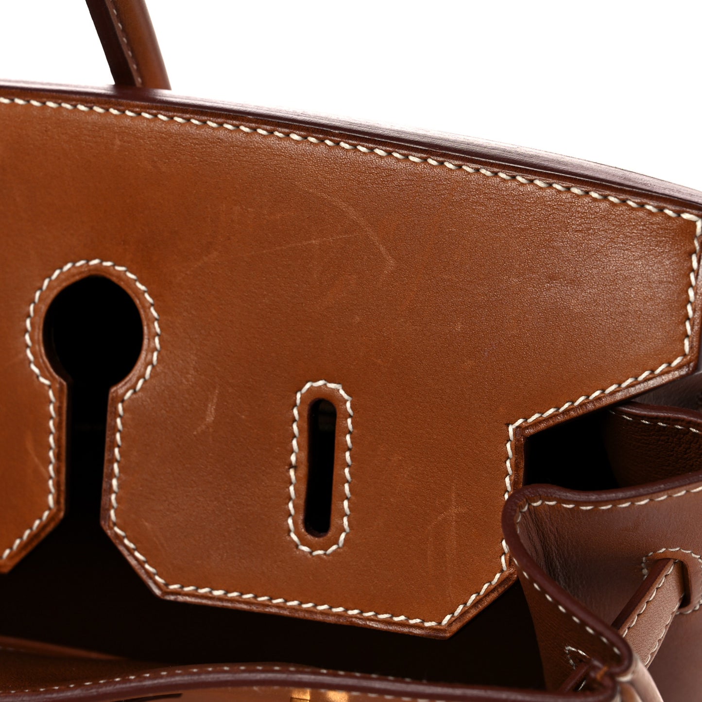 Natural Barenia Birkin 35 Fauve