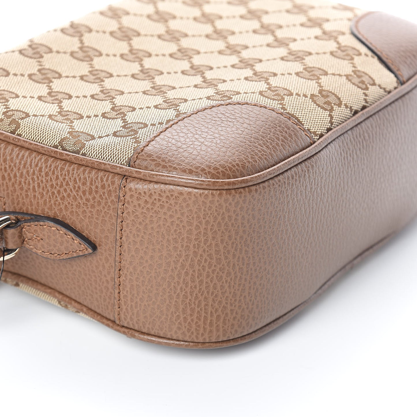 Monogram Mini Bree Messenger Bag Beige Tabacco