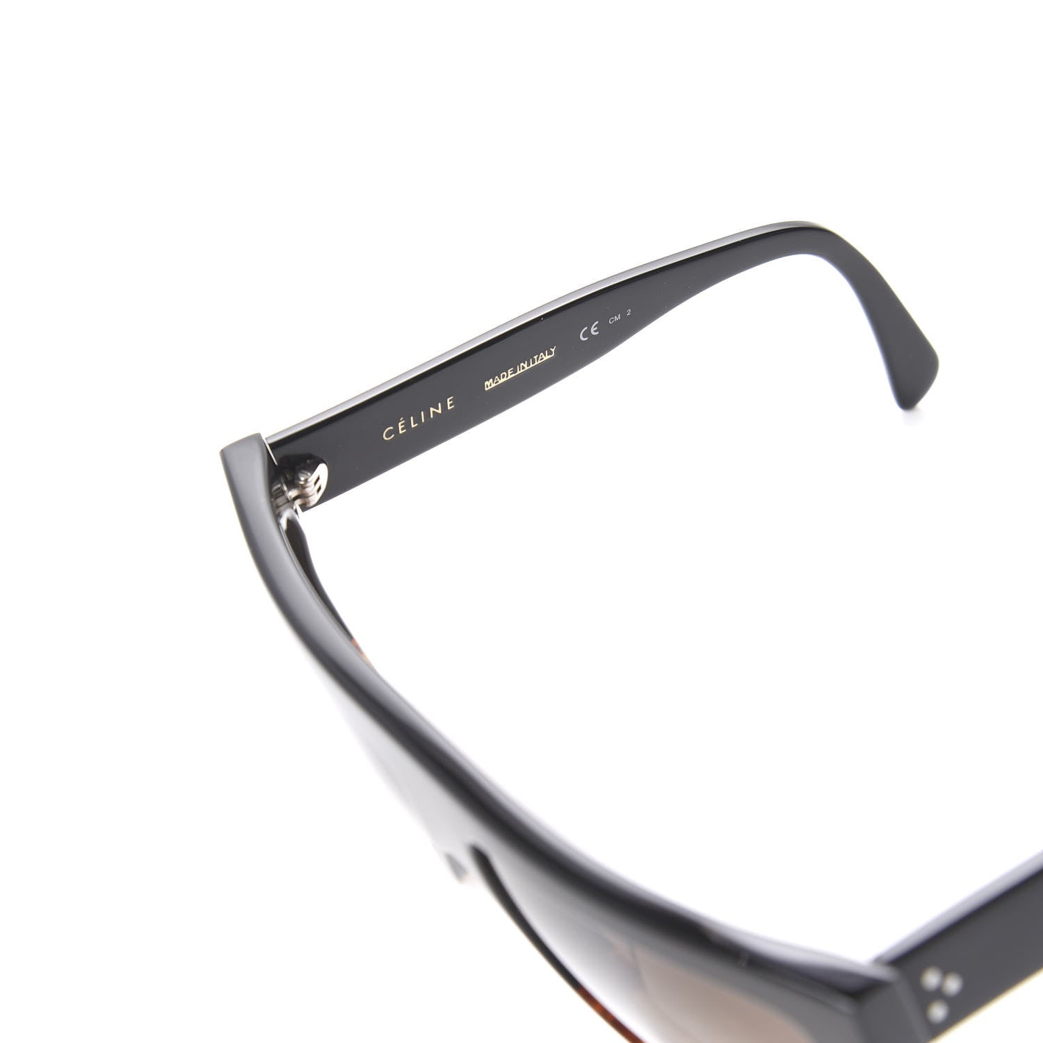 Celine Shadow Sunglasses CL 41026/S Black Havana 5 of 6