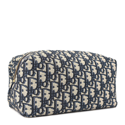Christian Dior Oblique 30 Montaigne Cosmetic Pouch Blue 3 of 10