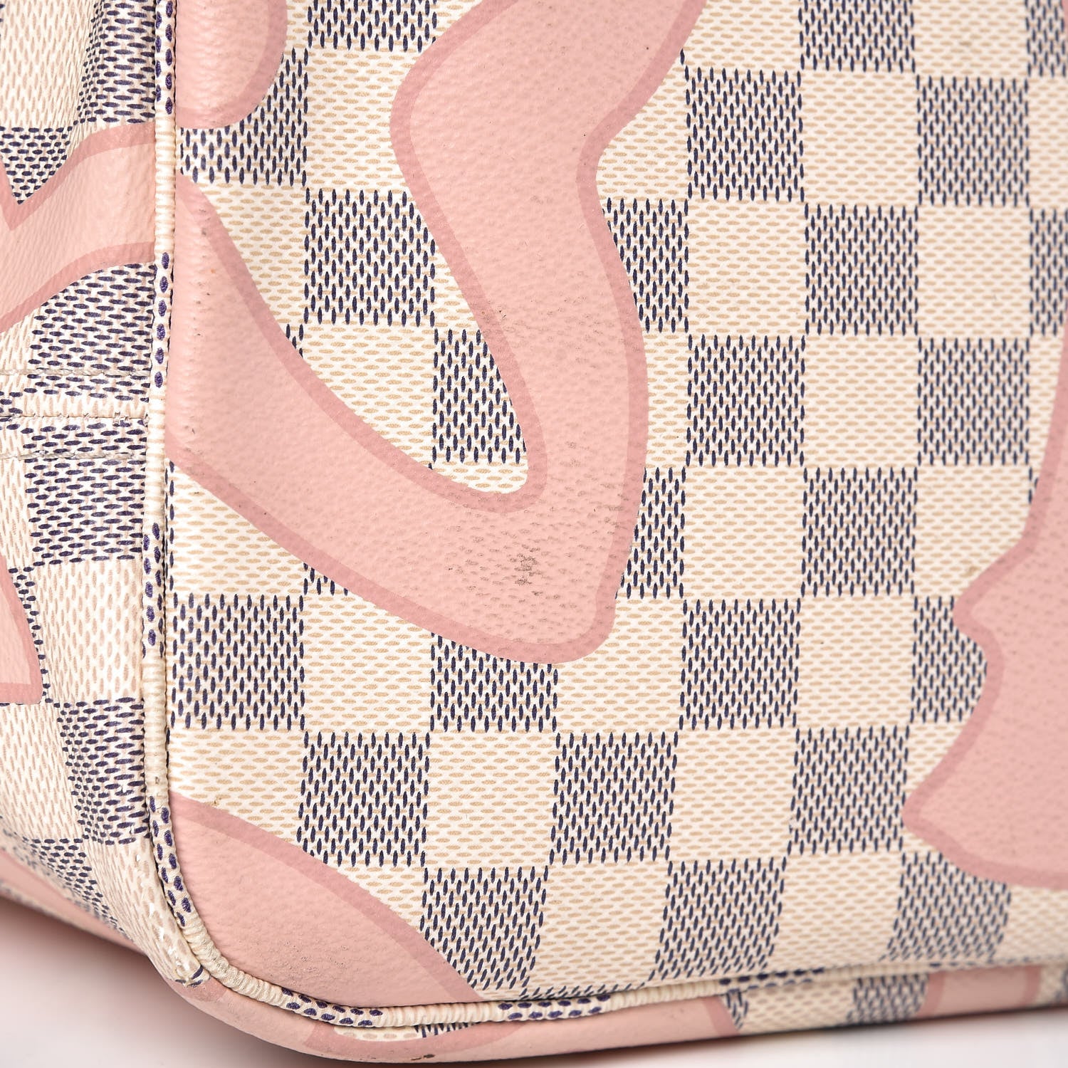 Louis Vuitton Damier Azur Tahitienne Neverfull MM 13 of 14