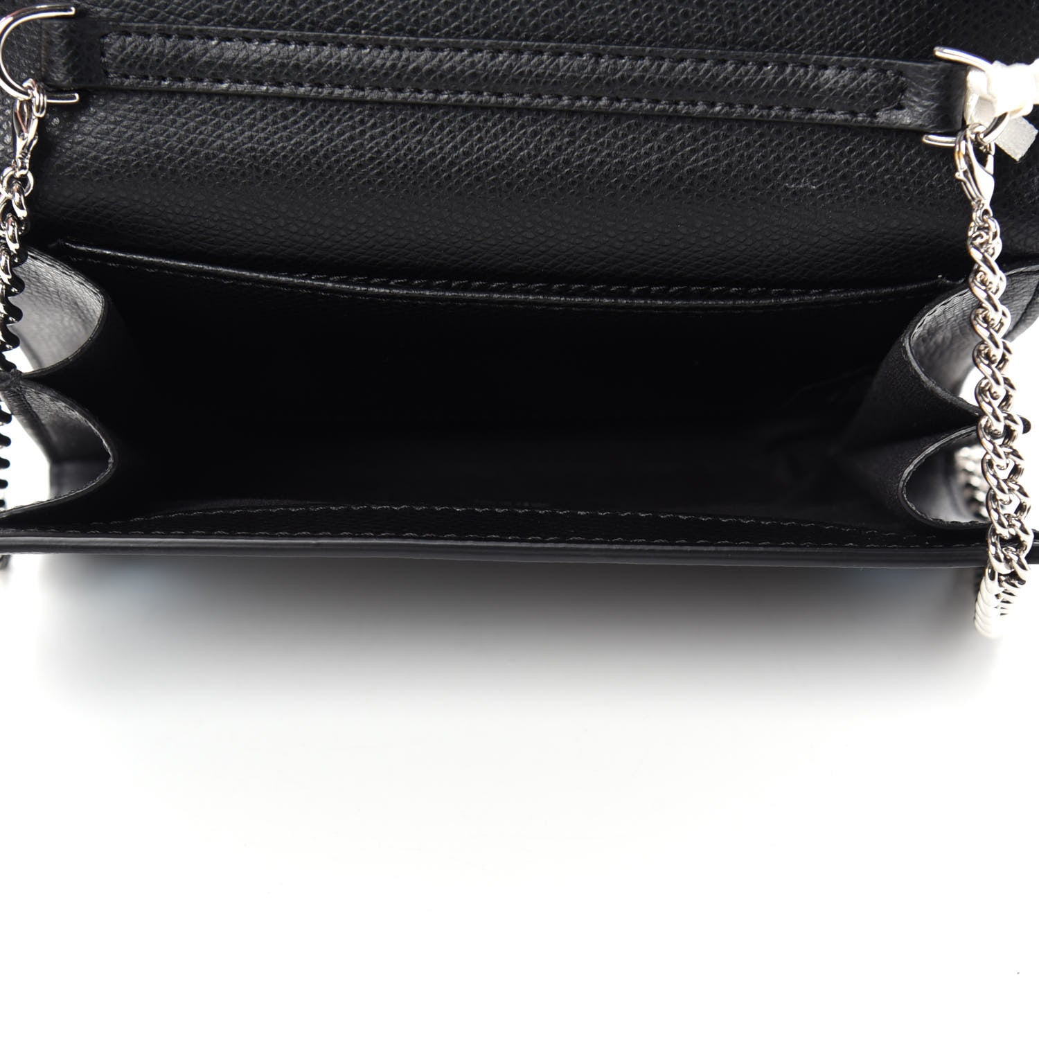 Fendi Vitello Cruise F is Fendi Wallet on Chain Black 5 of 11