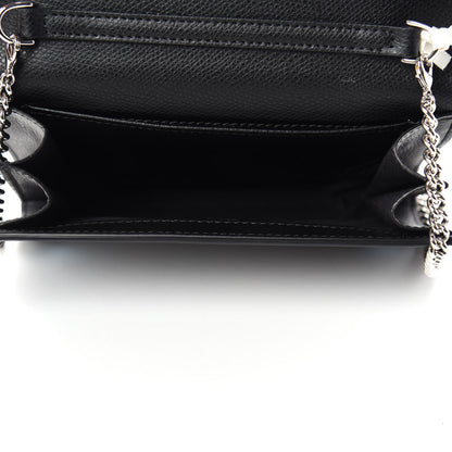 Fendi Vitello Cruise F is Fendi Wallet on Chain Black 5 of 11