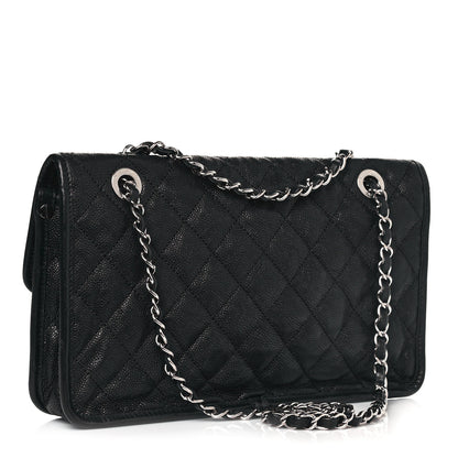 Chanel Caviar Quilted Medium French Riviera Flap Black 2 of 13