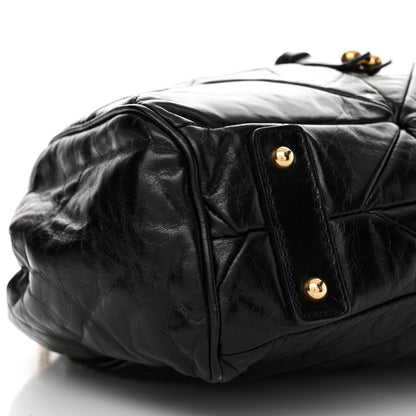 Marc Jacobs Calfskin Patchwork Stam Black 8 of 15
