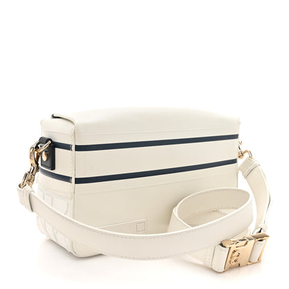 Christian Dior Smooth Calfskin Diorcamp Bag White Blue 3 of 19