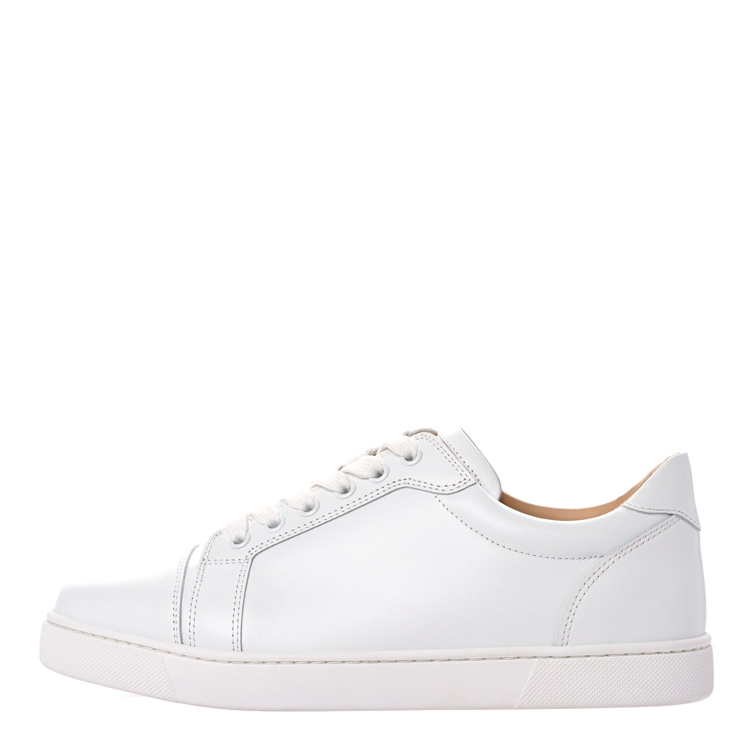 Christian Louboutin Calfskin Vieira Flat Sneakers 40 White 1 of 11