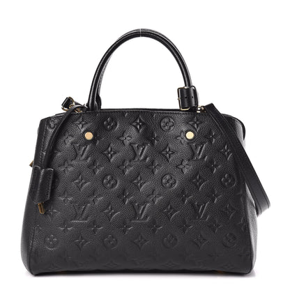 Louis Vuitton Empreinte Montaigne MM Black 1 of 11